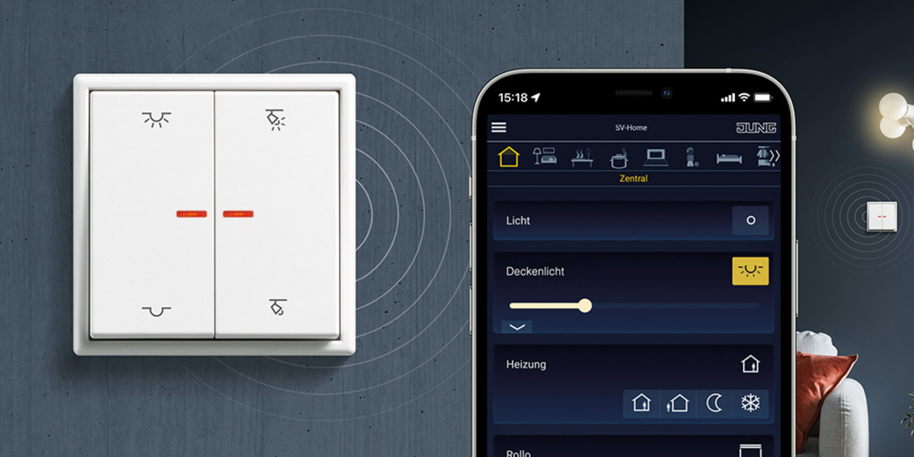 KNX RF Taster bei Färber Elektro in Pegnitz